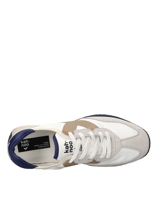Sneakers in camoscio ecopelle e tessuto KEH NOO | S00KM9313BIANCO-BEIGE-NAVY